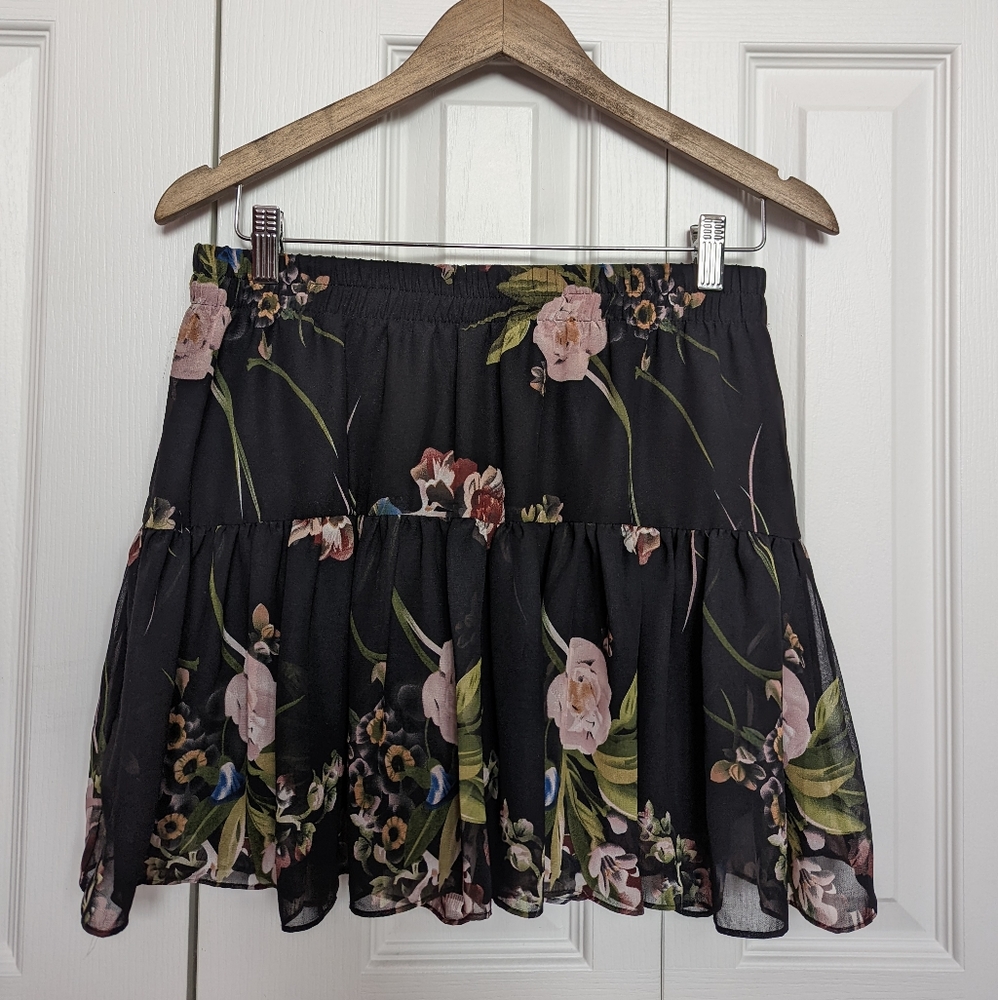 Garage Floral Skirt
